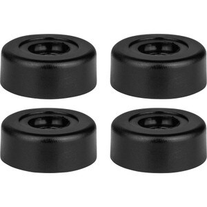4-Pack Rubber Cabinet Feet 1" Dia. x 0.375" H